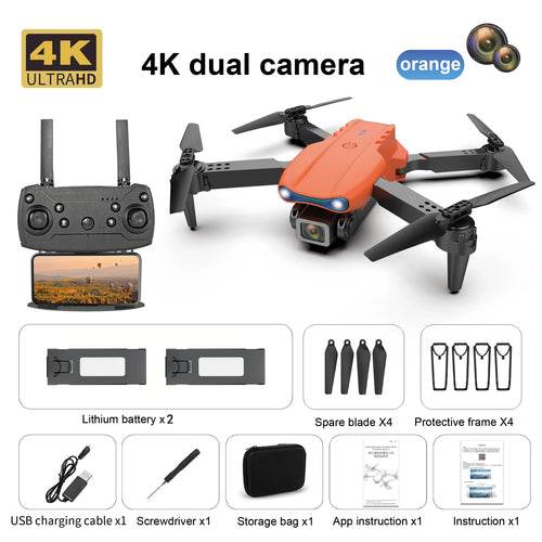 E99 K3 4K Camera Drone - Foldable Quadcopter with Dual Lens FPV - ToylandEU