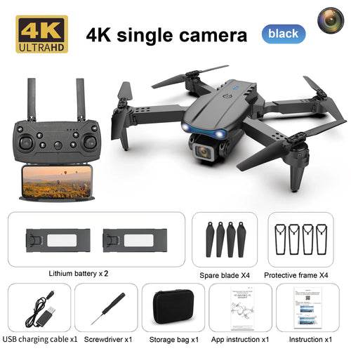 E99 K3 4K Camera Drone - Foldable Quadcopter with Dual Lens FPV - ToylandEU