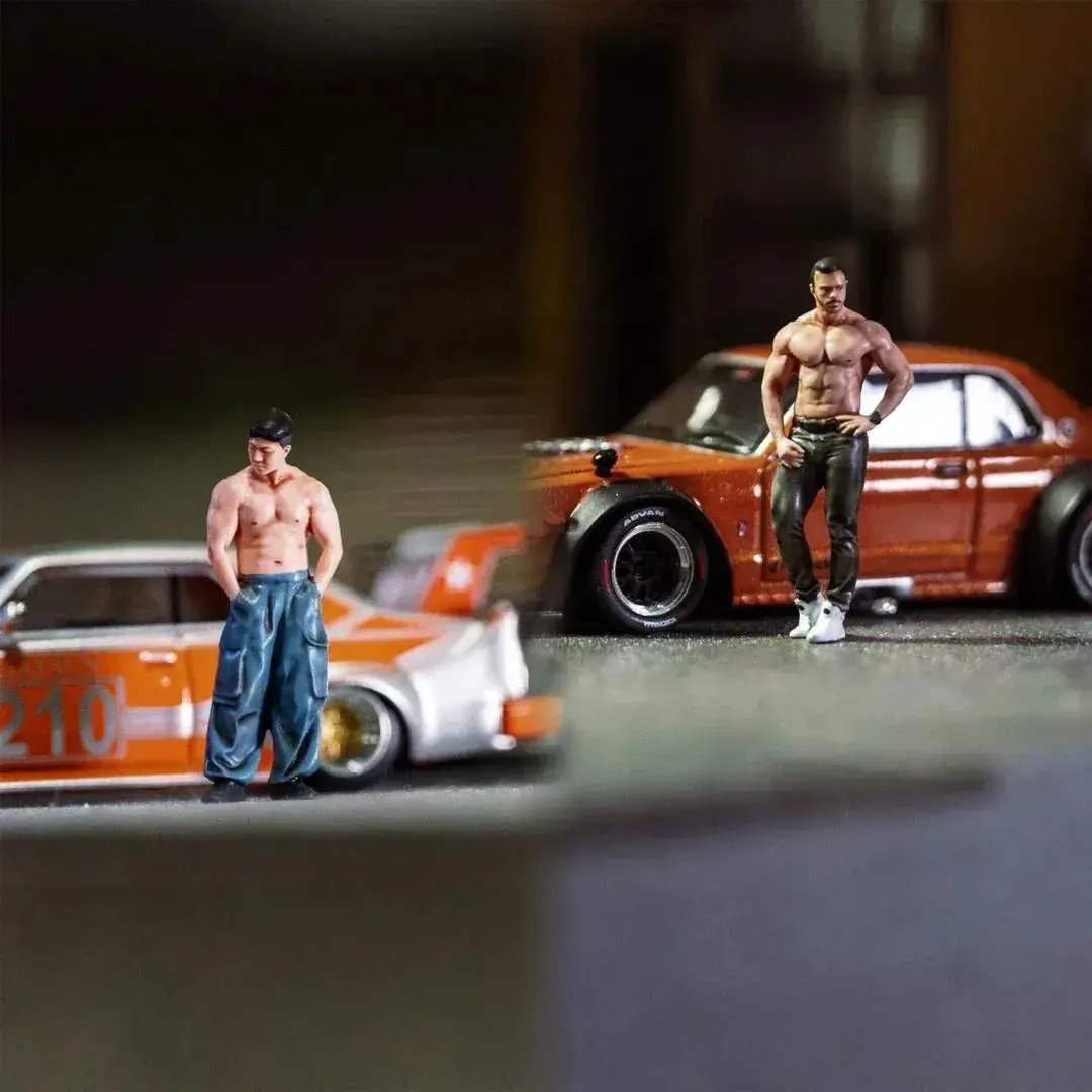 EHC Model Figure Set Muscle Man Duo 1:64 Resin - ToylandEU