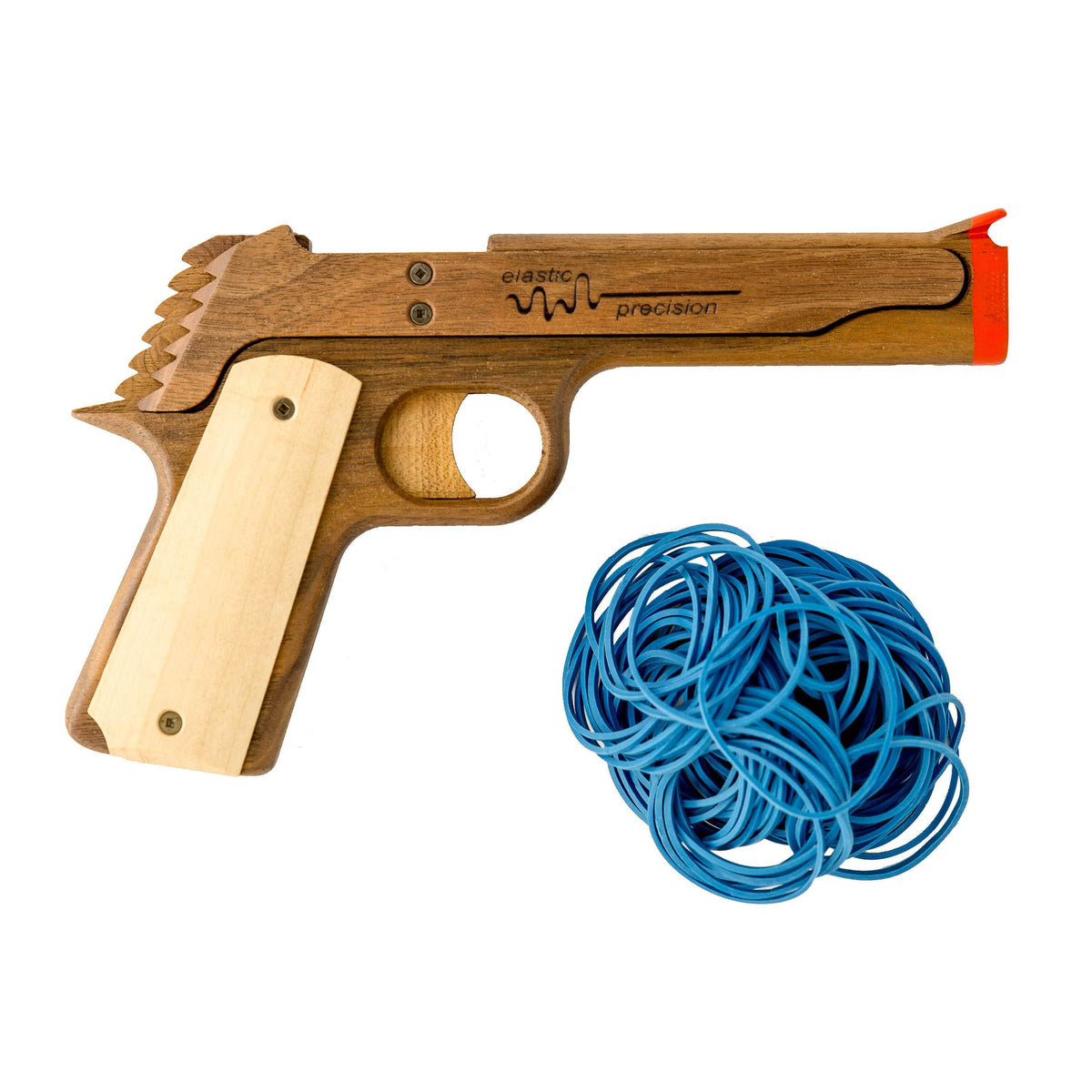 Model 1911 Rubber Band Gun | Hardwood Replica