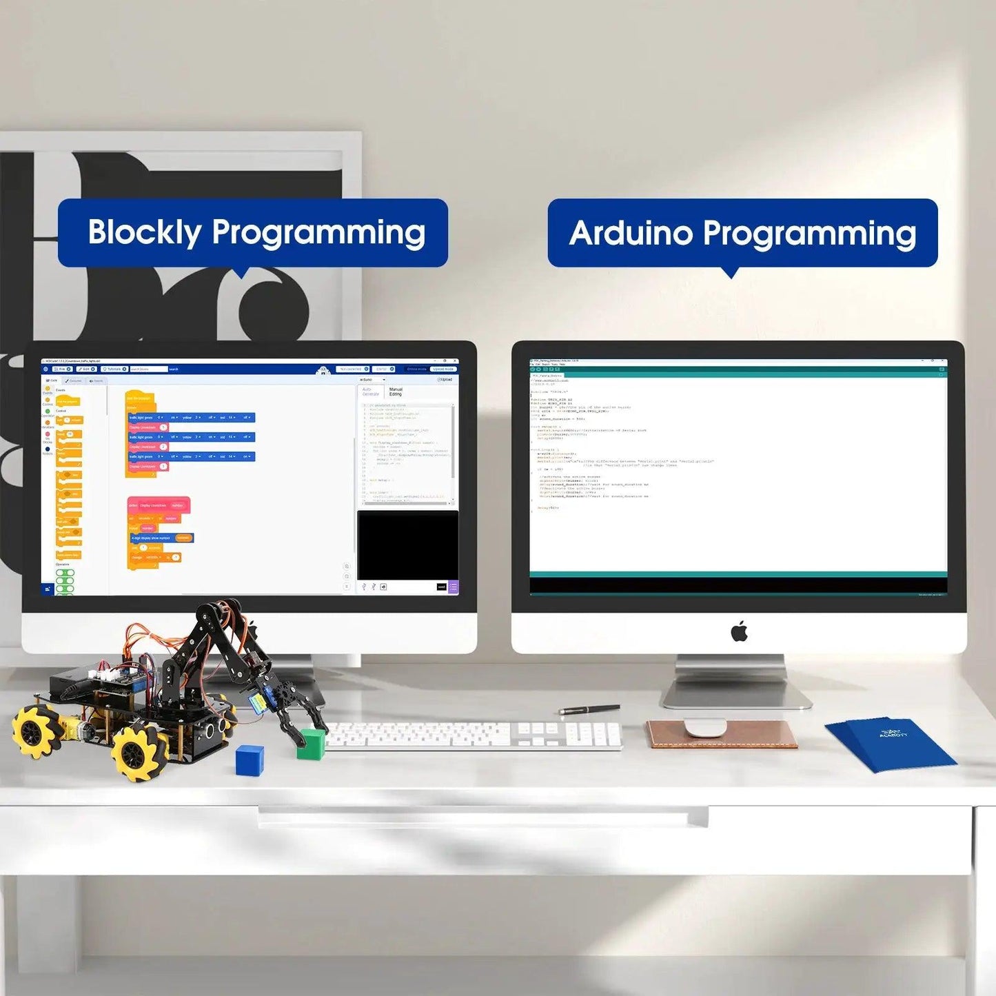  ESP32 4 DOF Robot Arm Learning Kit For STEM Education -  ToylandEU™