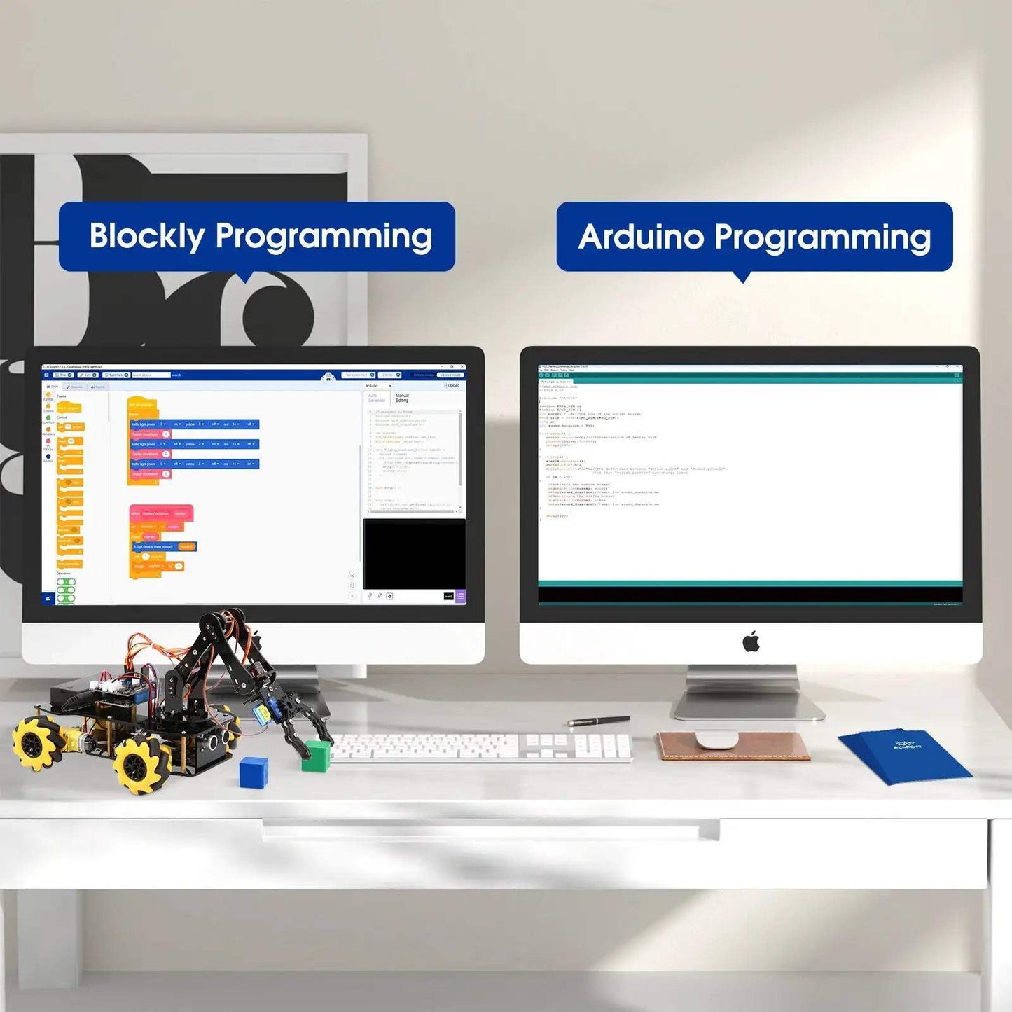  ESP32 4 DOF Robot Arm Learning Kit For STEM Education -  ToylandEU™