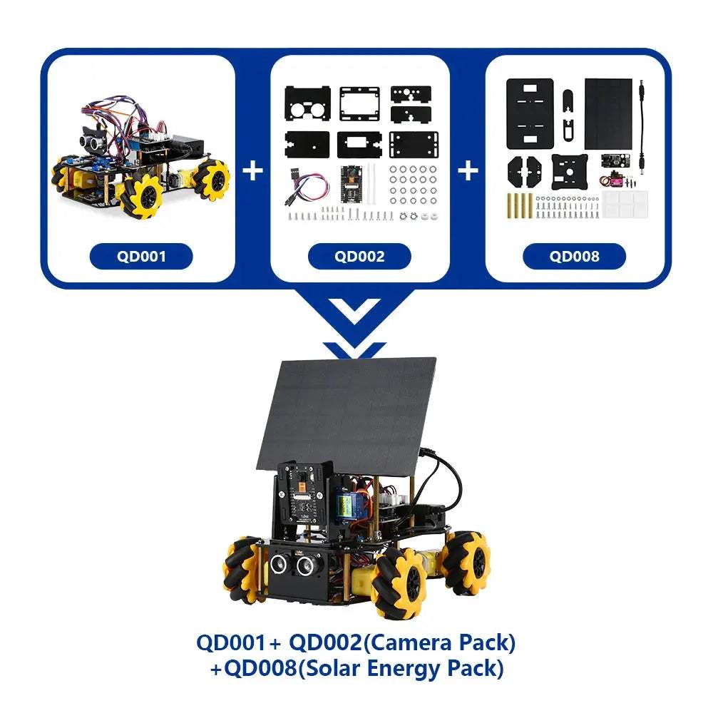  ESP32 4WD Mecanum Robot Car Kit With Camera IoT -  ToylandEU™