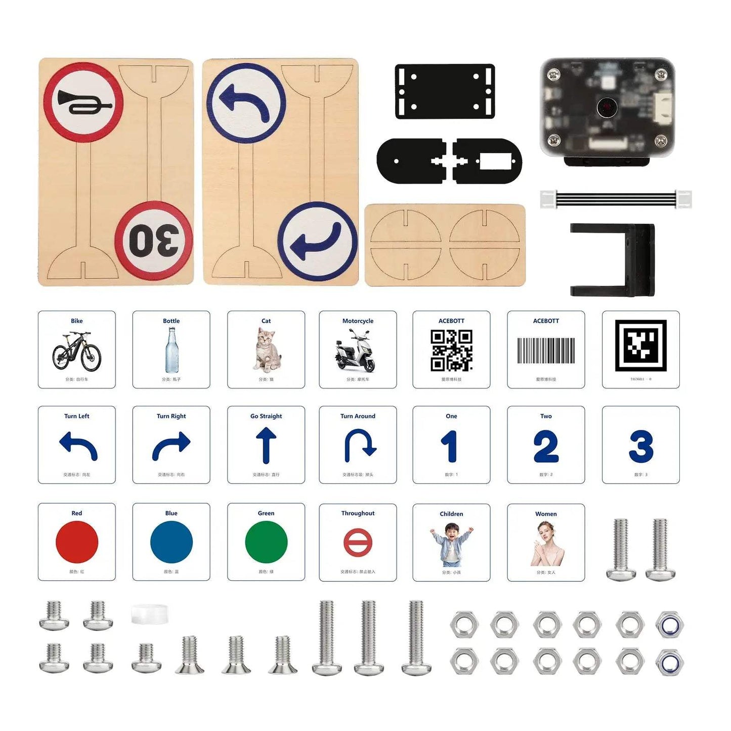  ESP32 4WD Mecanum Robot Car Kit With Camera IoT -  ToylandEU™