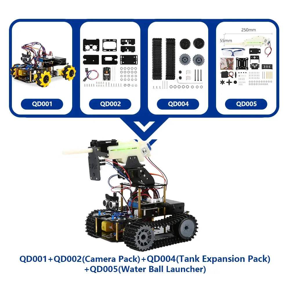  ESP32 4WD Mecanum Robot Car Kit With Camera IoT -  ToylandEU™