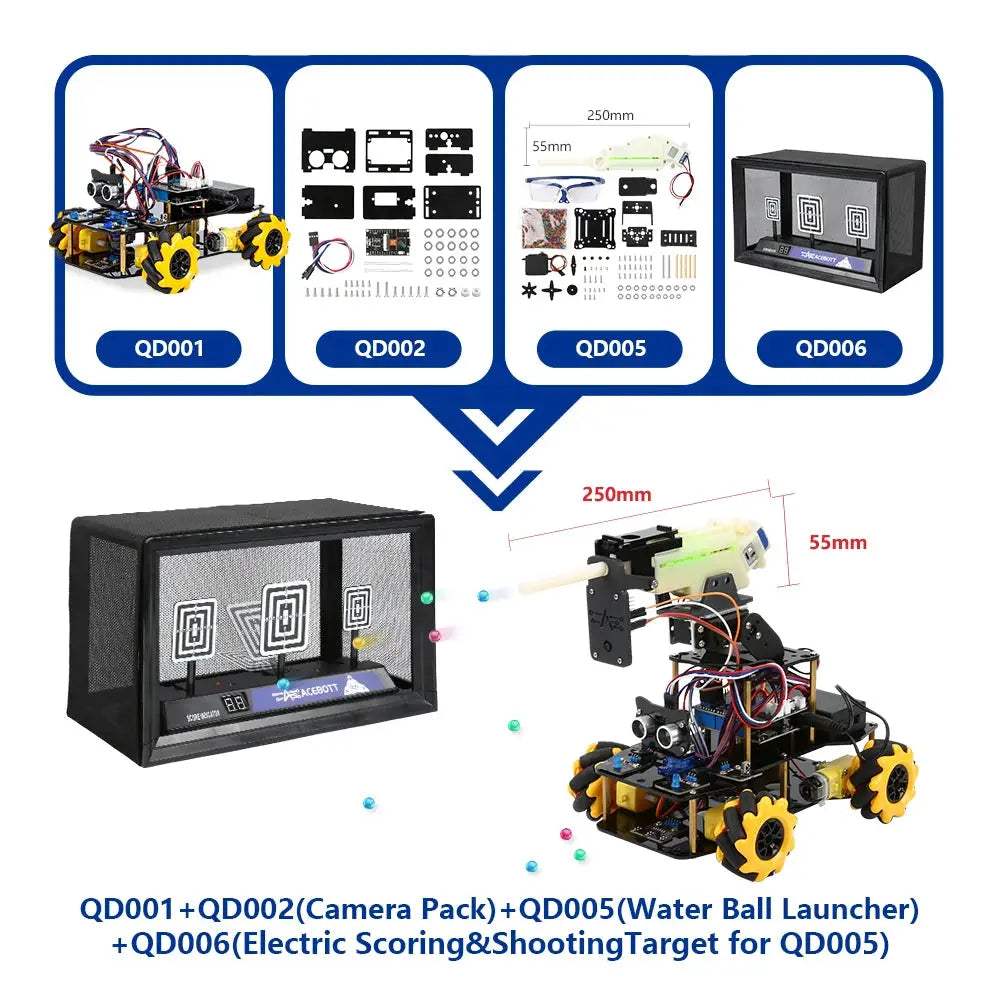  ESP32 4WD Mecanum Robot Car Kit With Camera IoT -  ToylandEU™