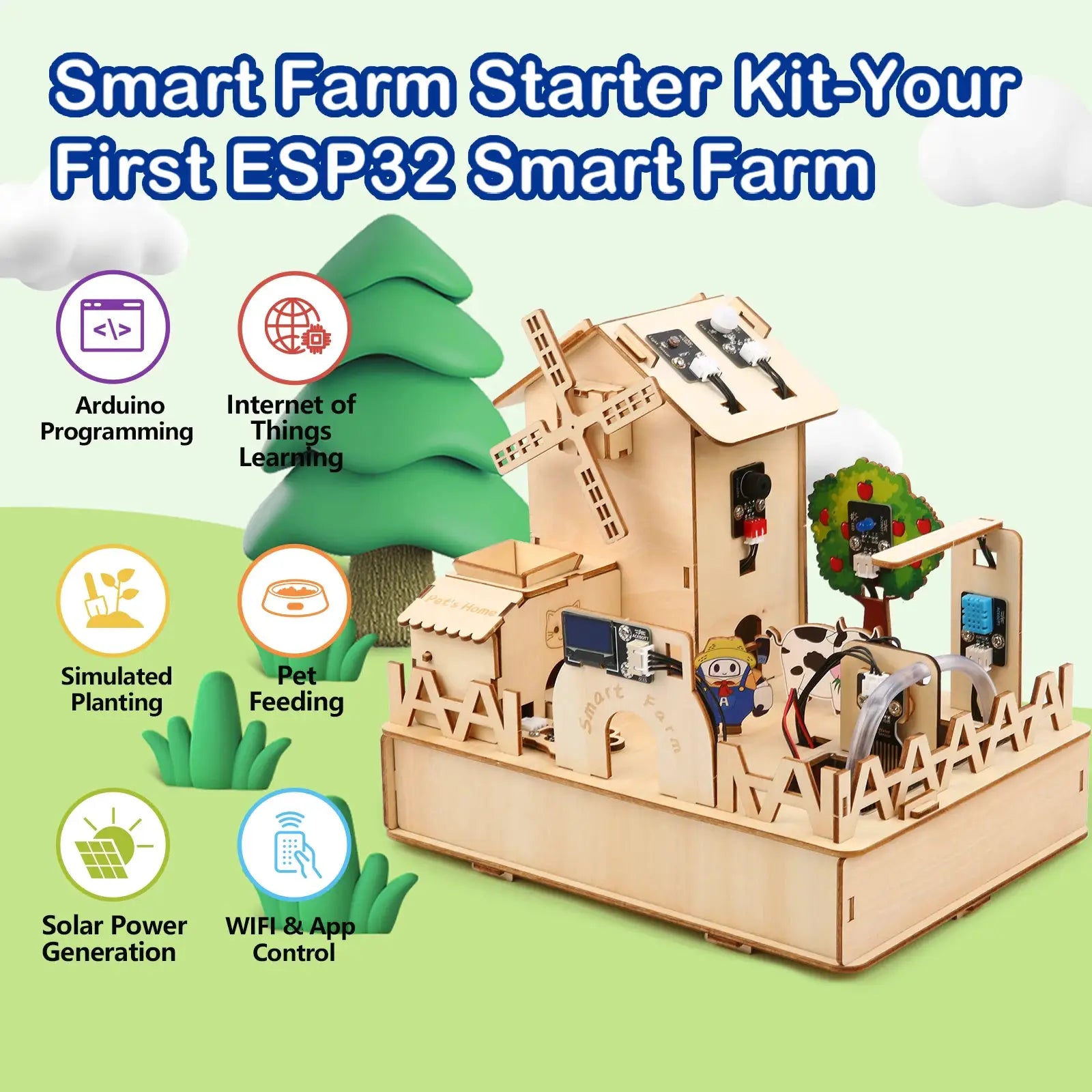  ESP32 IoT Smart Farm Starter Kit For Arduino -  ToylandEU™