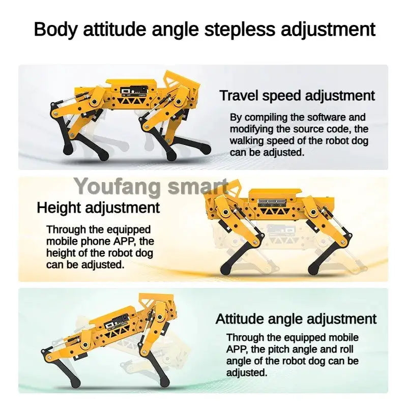  ESP32 Quadruped Robot Dog Kit With AI Vision -  ToylandEU™