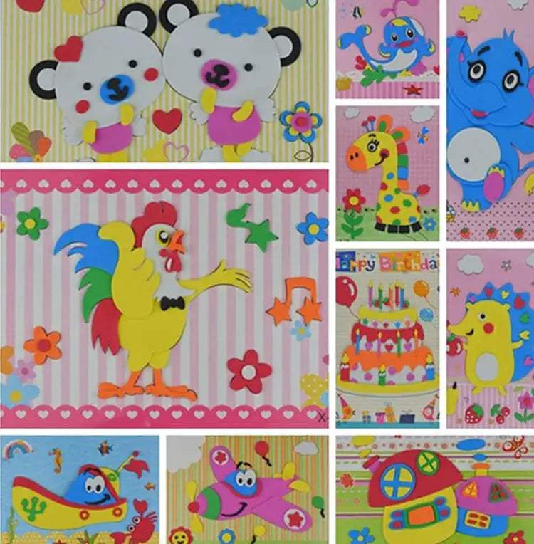 EVA 3D Pasting Paper Craft Kit For Kids Creative Projects - ToylandEU
