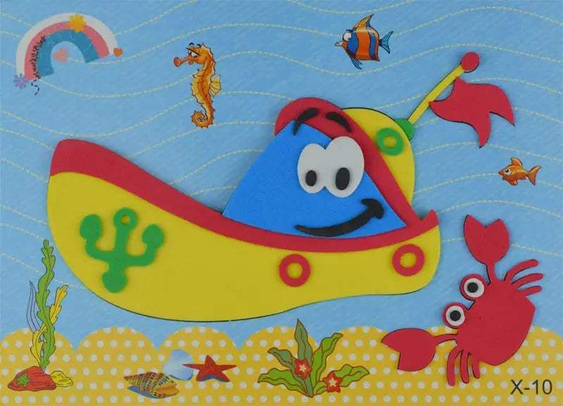 EVA 3D Pasting Paper Craft Kit For Kids Creative Projects - ToylandEU