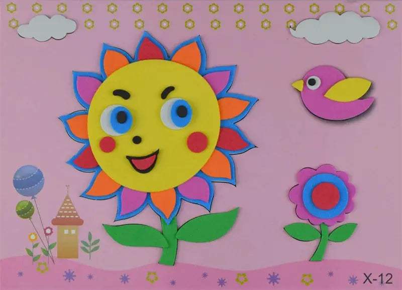 EVA 3D Pasting Paper Craft Kit For Kids Creative Projects - ToylandEU