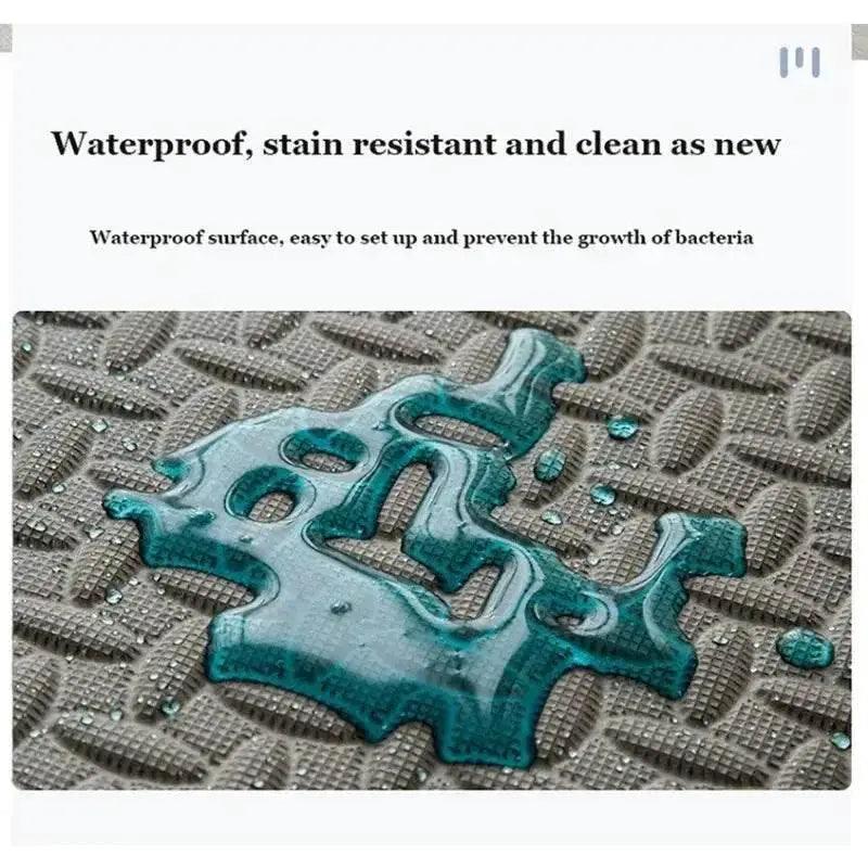  16-Piece 30x30cm EVA Leaf Grain Floor Mats for Sports Gym Protection Non-Slip Yoga Fitness Splicing Rugs Thickened Shock Absorption Workout Flooring -  ToylandEU™