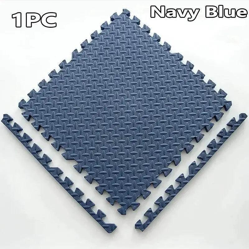  16-Piece 30x30cm EVA Leaf Grain Floor Mats for Sports Gym Protection Non-Slip Yoga Fitness Splicing Rugs Thickened Shock Absorption Workout Flooring -  ToylandEU™