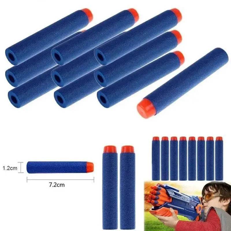  EVA Soft Round Suction Head Refill Darts for Nerf Guns -  ToylandEU™