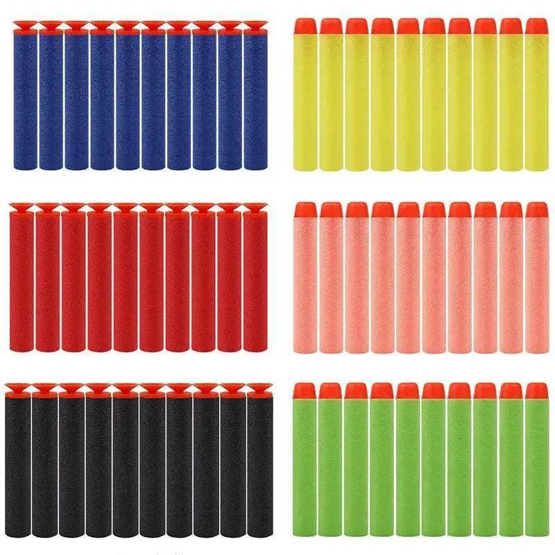  EVA Soft Round Suction Head Refill Darts for Nerf Guns -  ToylandEU™