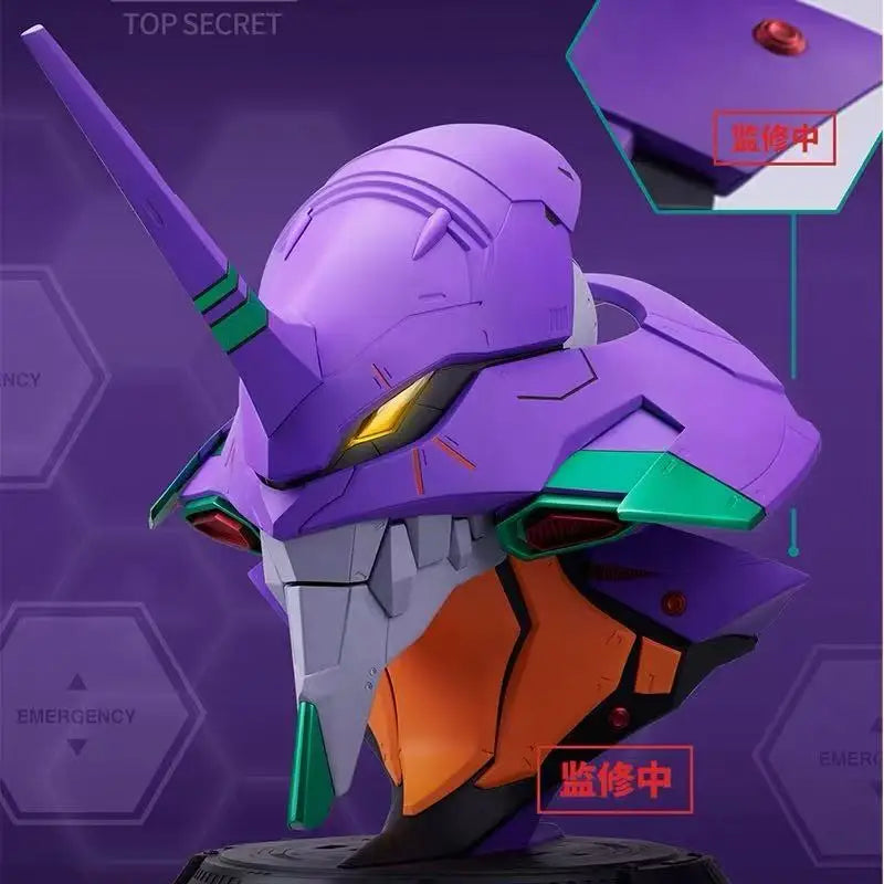 EVA Unit 01 Head Sculpture | 450mm PVC Model | Toylandeu™