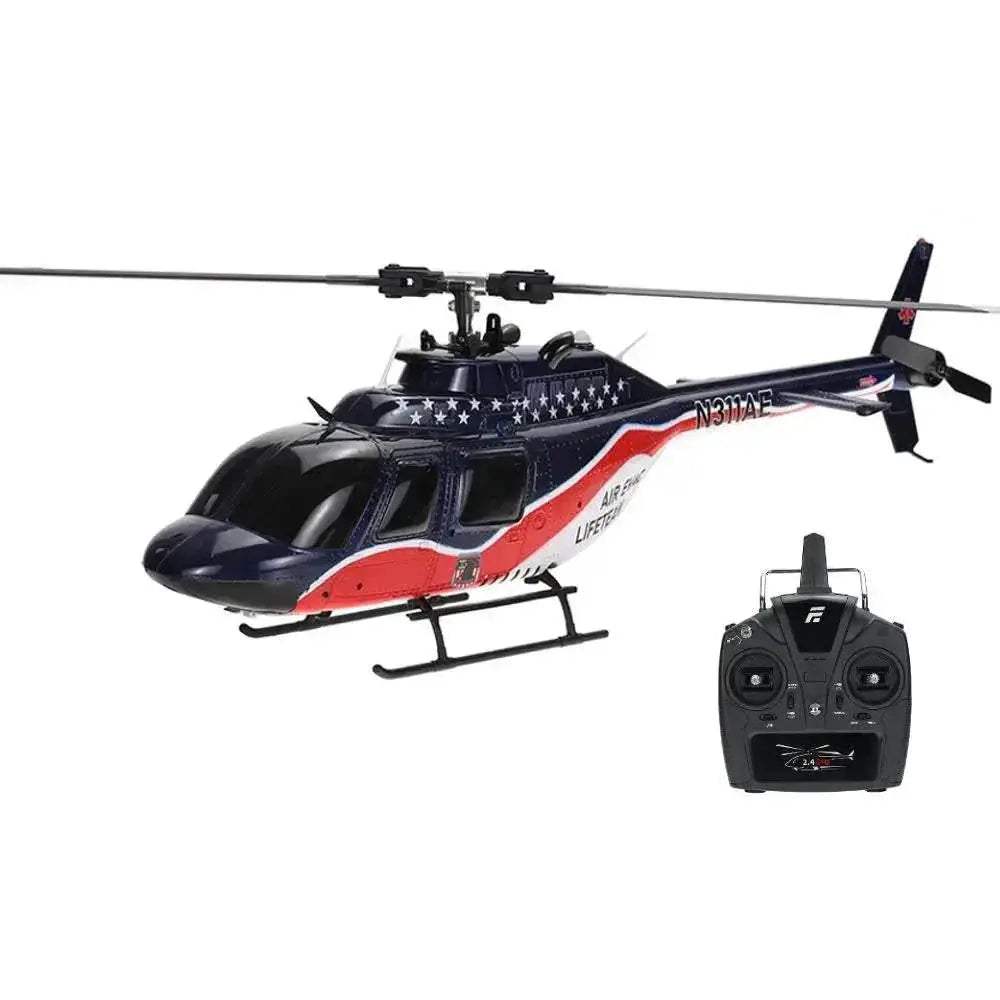  Eachine E186 Bell-206 RC Helicopter with Brushless Motor -  ToylandEU™