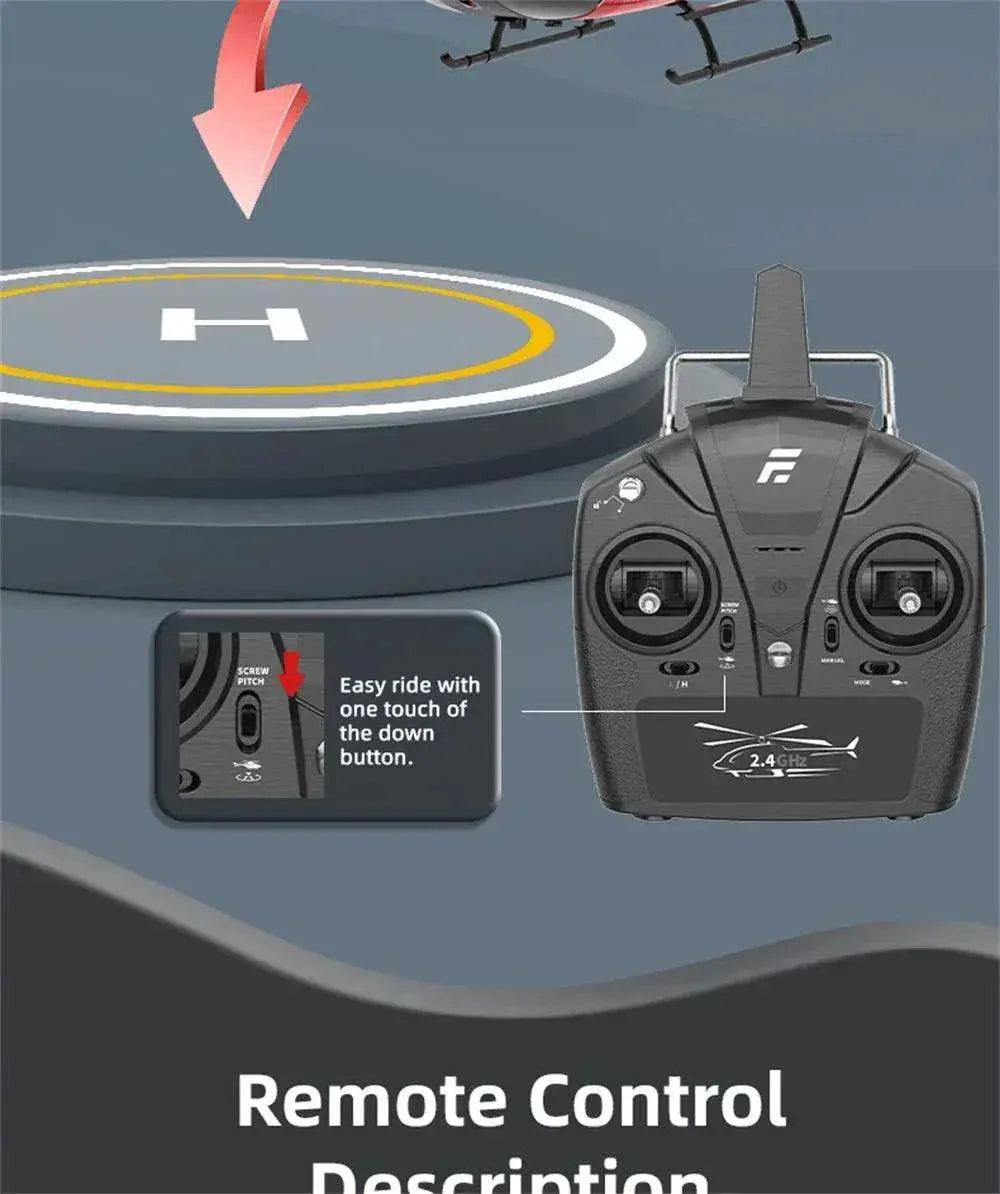  Eachine E186 Bell-206 RC Helicopter with Brushless Motor -  ToylandEU™