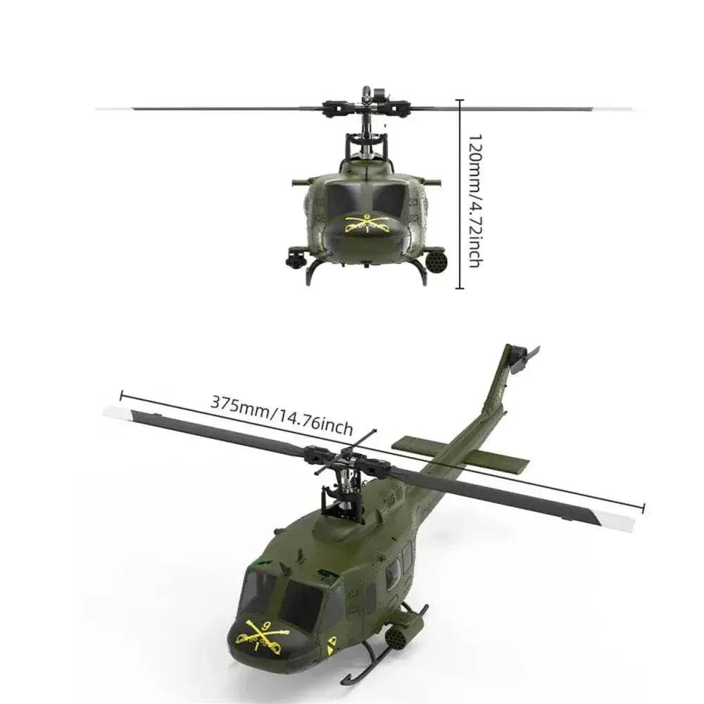  Eachine E190 1:34 UH-1 Huey Scale Dual Brushless RC Helicopter -  ToylandEU™