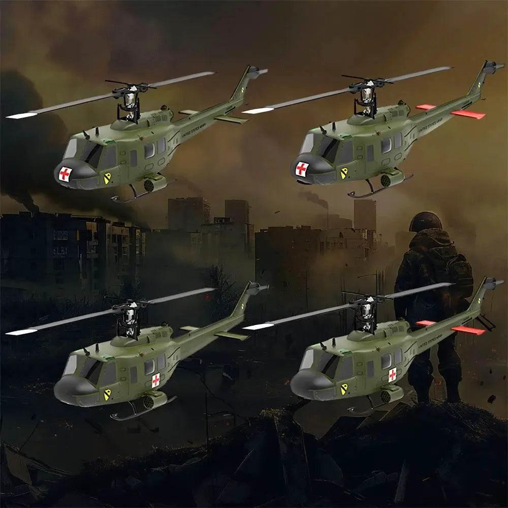  Eachine E190 1:34 UH-1 Huey Scale Dual Brushless RC Helicopter -  ToylandEU™