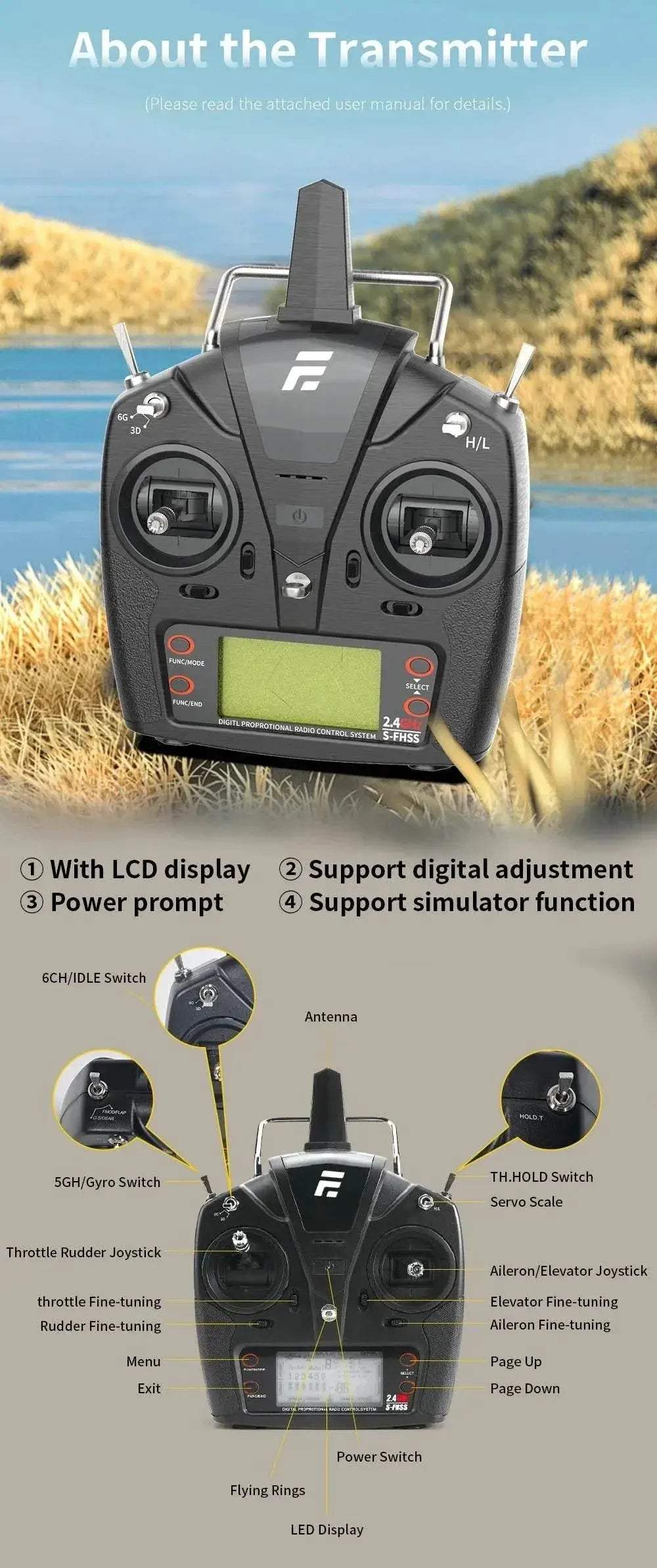 Eachine E250 AH-64 Apache 2.4G 6CH Flybarless RC Helicopter - ToylandEU