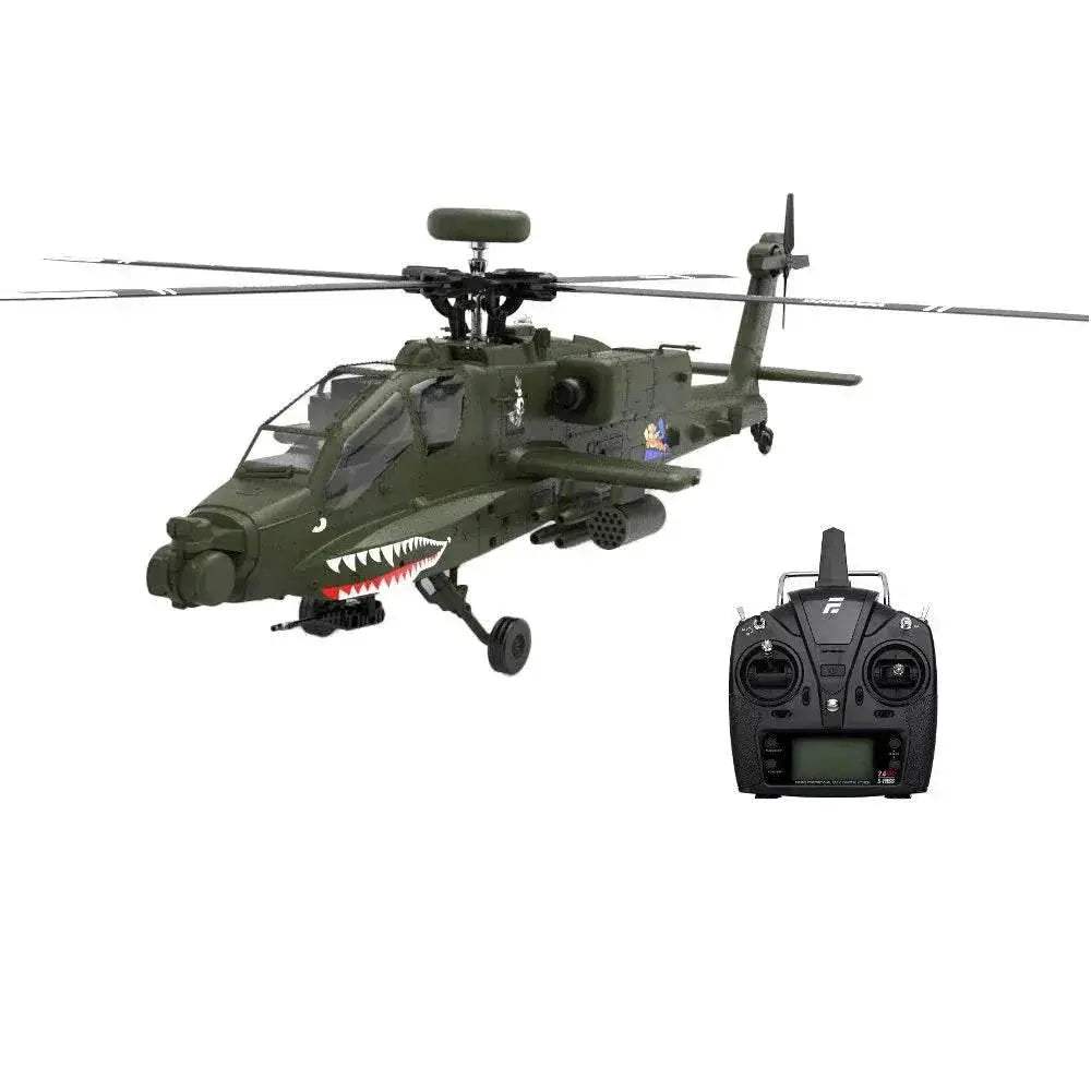 Eachine E250 AH-64 Apache 2.4G 6CH Flybarless RC Helicopter - ToylandEU