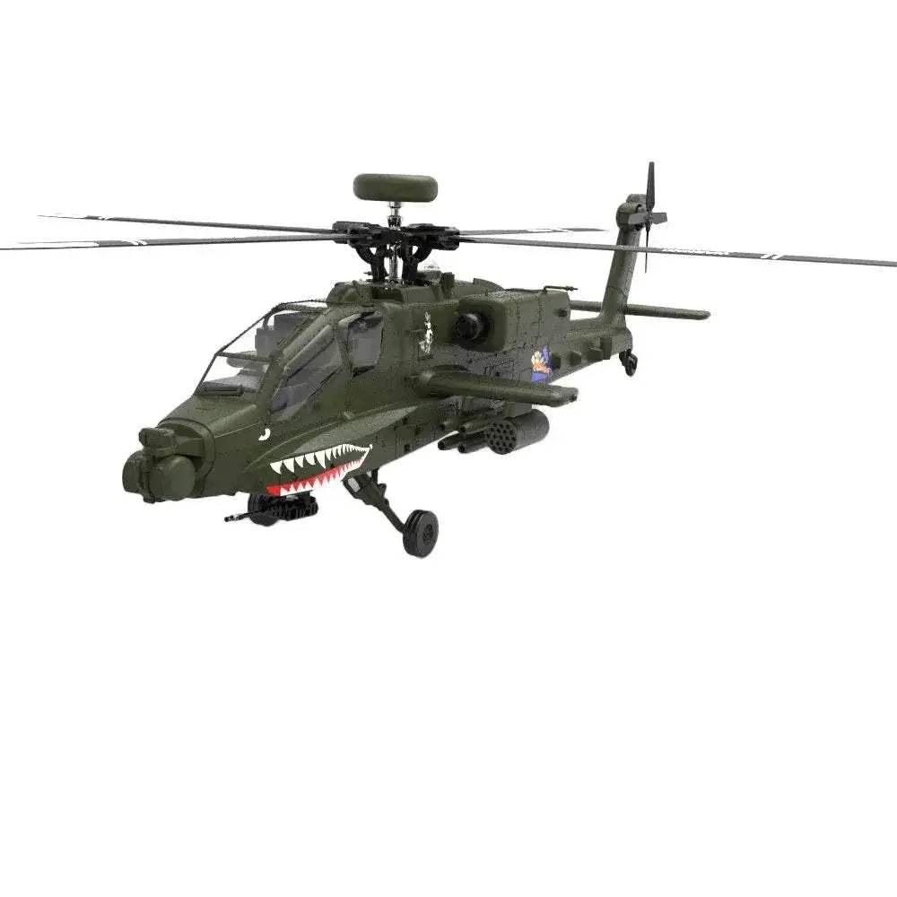 Eachine E250 AH-64 Apache 2.4G 6CH Flybarless RC Helicopter - ToylandEU