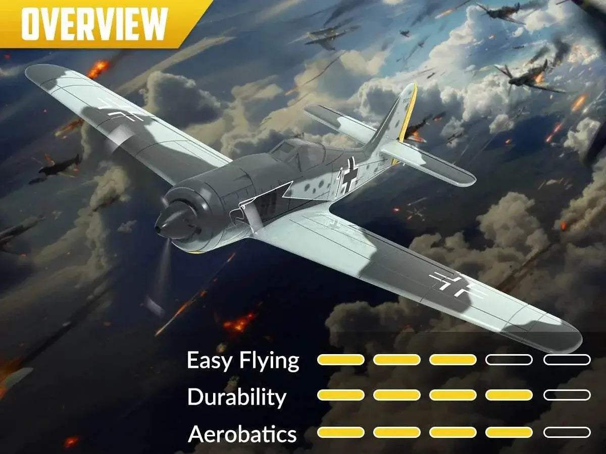 Eachine Mini FW190 400mm Wingspan EPP RC Airplane BNF/RTF - ToylandEU