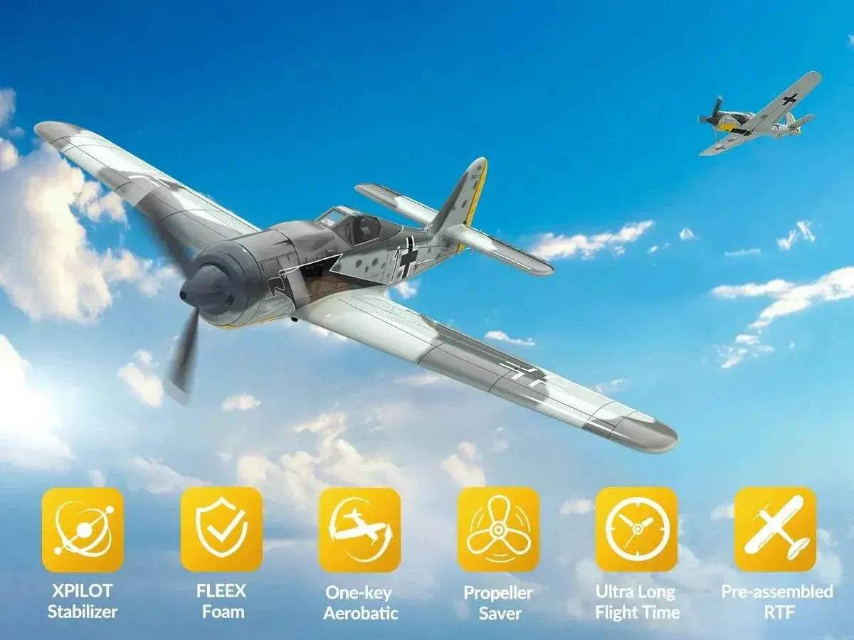 Eachine Mini FW190 400mm Wingspan EPP RC Airplane BNF/RTF - ToylandEU