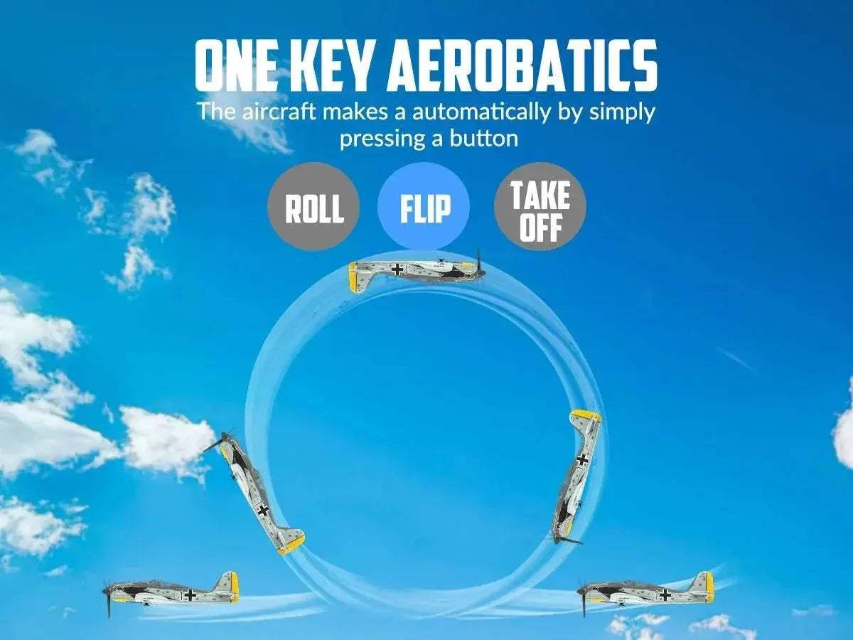 Eachine Mini FW190 400mm Wingspan EPP RC Airplane BNF/RTF - ToylandEU