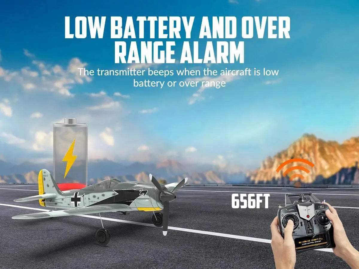Eachine Mini FW190 400mm Wingspan EPP RC Airplane BNF/RTF - ToylandEU