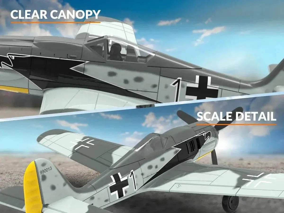 Eachine Mini FW190 400mm Wingspan EPP RC Airplane BNF/RTF - ToylandEU
