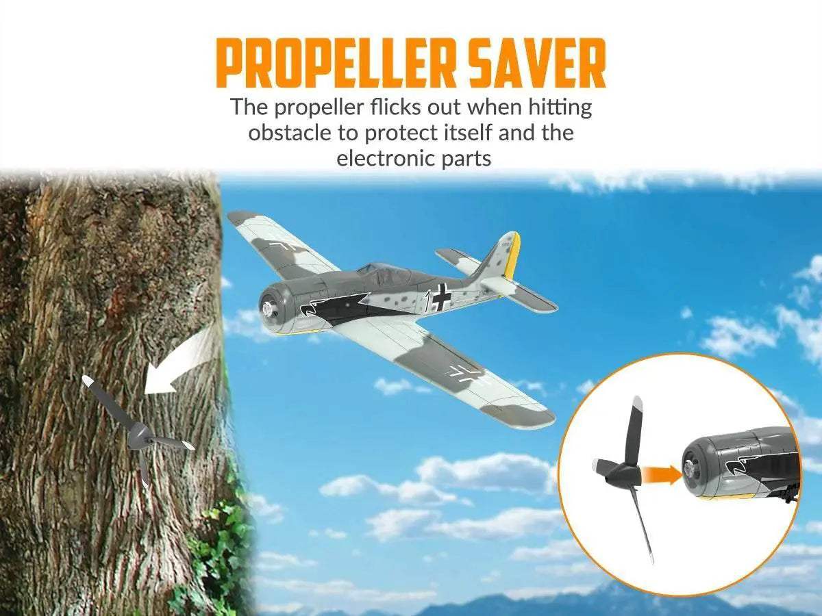Eachine Mini FW190 400mm Wingspan EPP RC Airplane BNF/RTF - ToylandEU