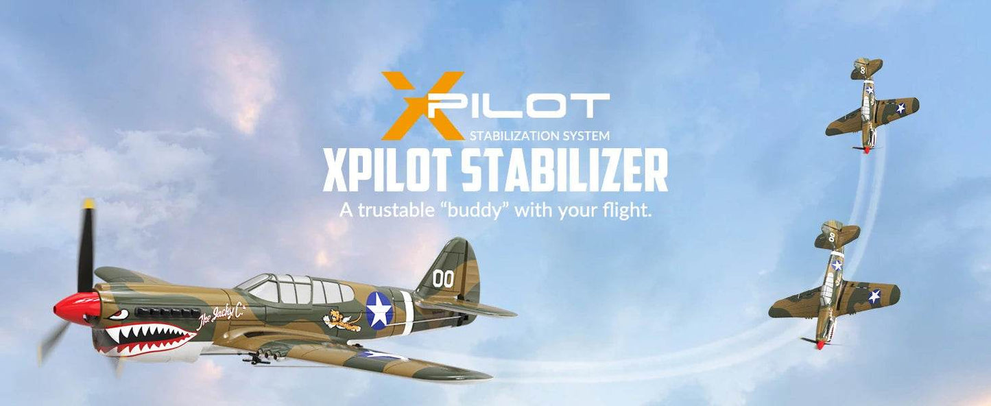 Eachine P-40 P40 Fighter V2 400mm RC Airplane BNF/RTF - ToylandEU