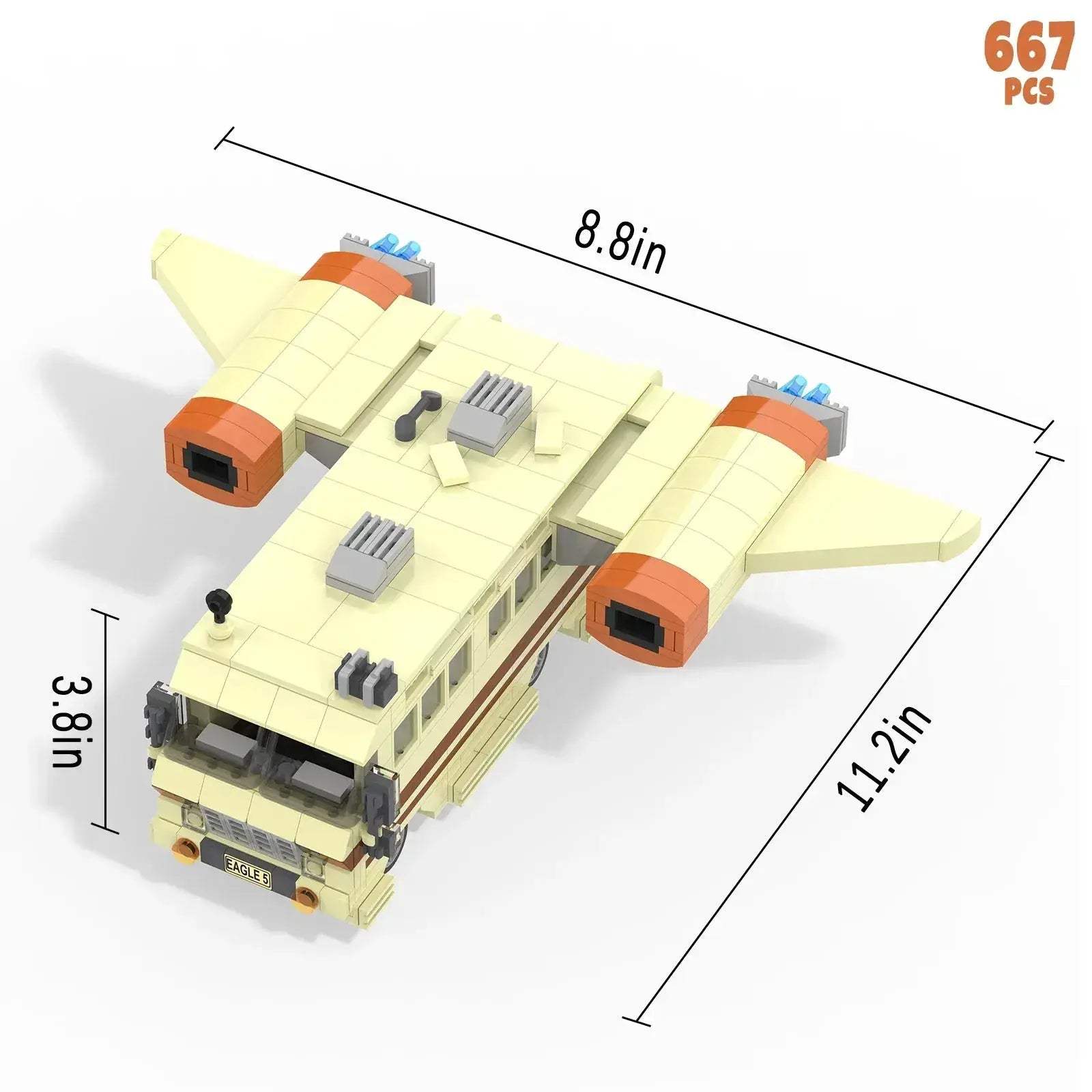 Eagle 5 Building Blocks Set Space Travel Car Great Gift - ToylandEU