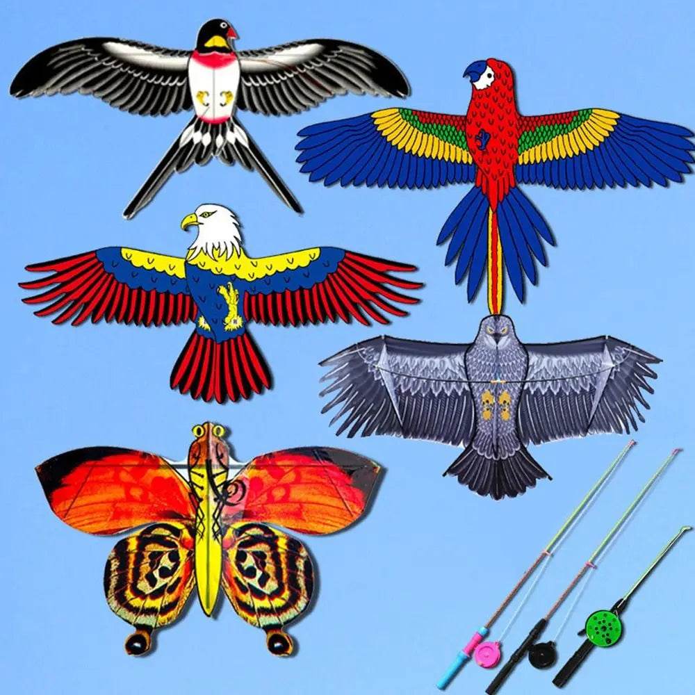 Eagle Kite and Rod Kite Line Large Eagle Flying Bird Kites - ToylandEU