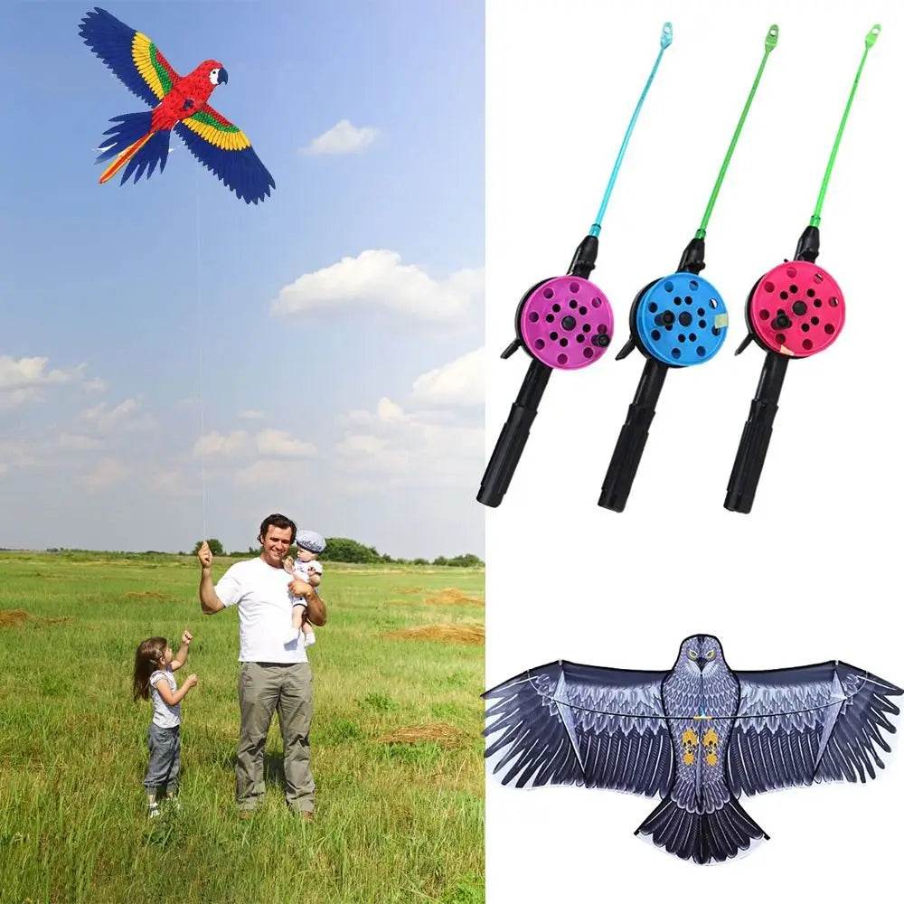 Eagle Kite and Rod Kite Line Large Eagle Flying Bird Kites - ToylandEU