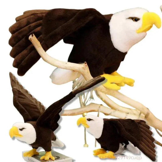  Eagle Plush Toy Lifelike Giant Wings For Home Decor -  ToylandEU™
