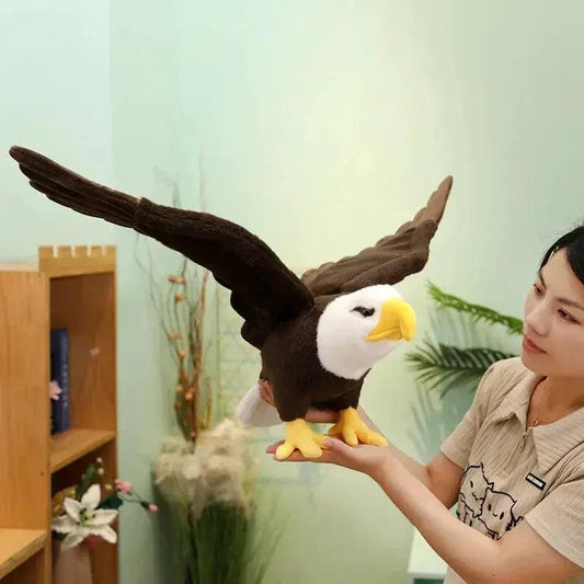  Eagle Plush Toy Lifelike Giant Wings For Home Decor -  ToylandEU™