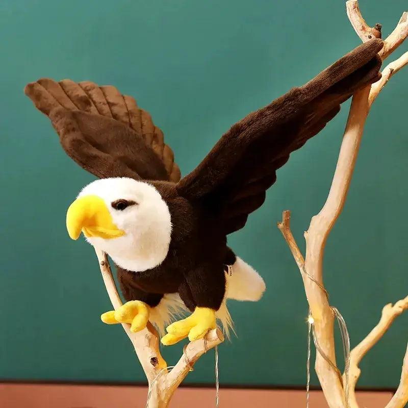  Eagle Plush Toy Lifelike Giant Wings For Home Decor -  ToylandEU™