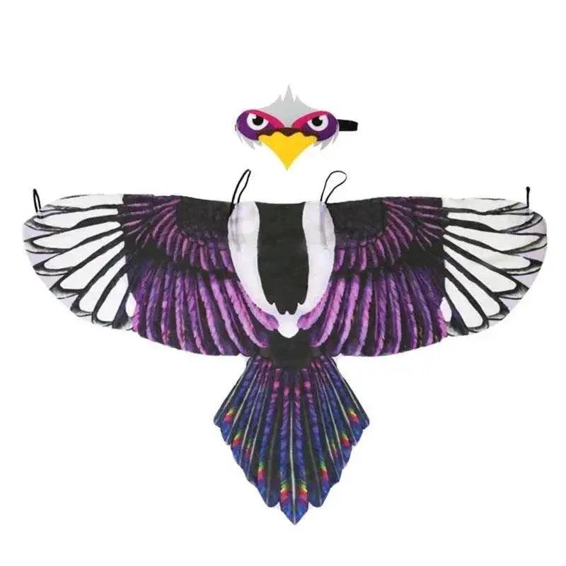  Eagle Wings Kids Costume Set - Enchanting Cloak & Mask for Halloween -  ToylandEU™
