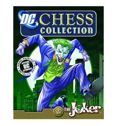 Eaglemoss DC Superhero Joker Black King Chess Piece with Collector Magazine #2 - ToyShnip