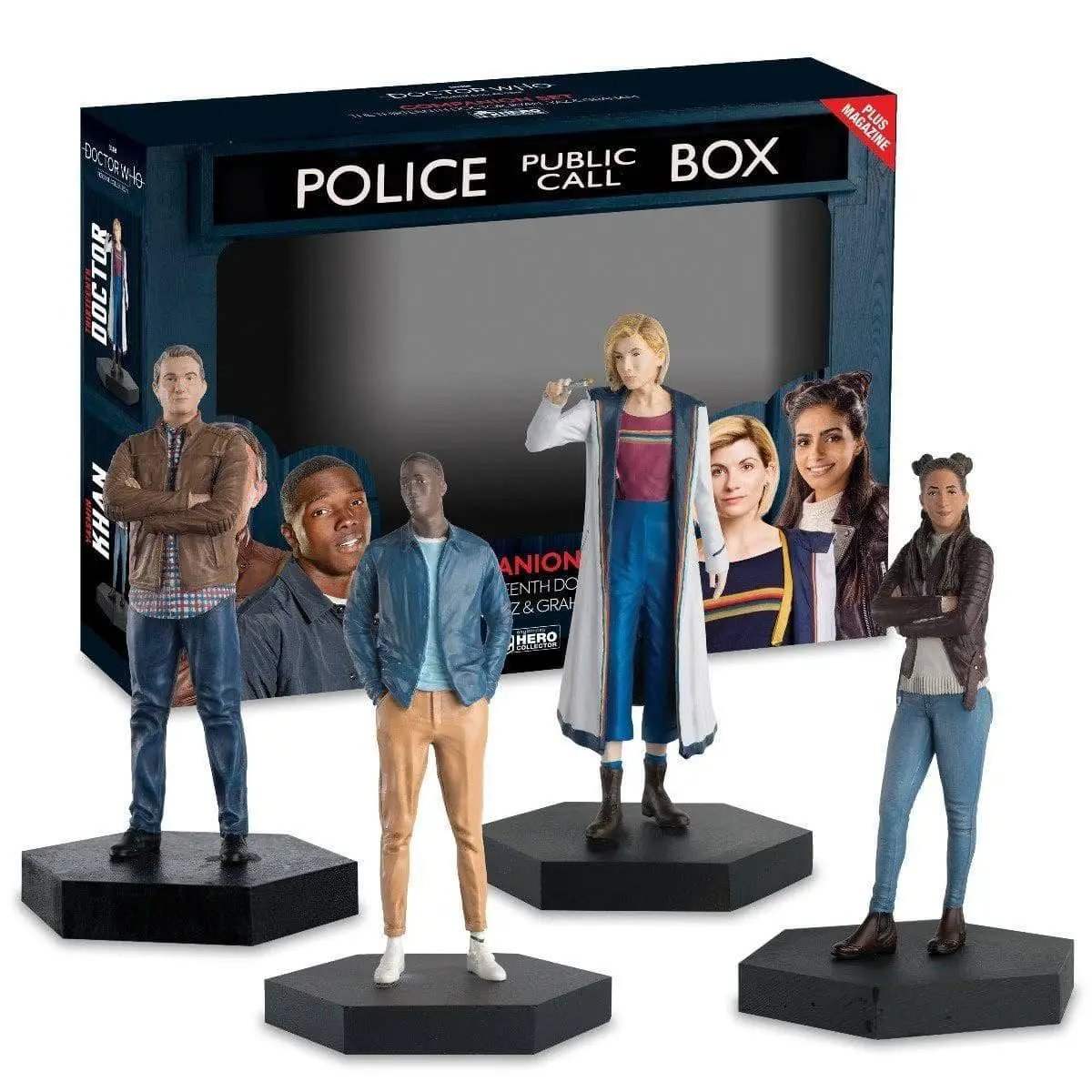 Doctor Who Companions Figure Set in Metallic Resin, 1:21 Scale - ToylandEU