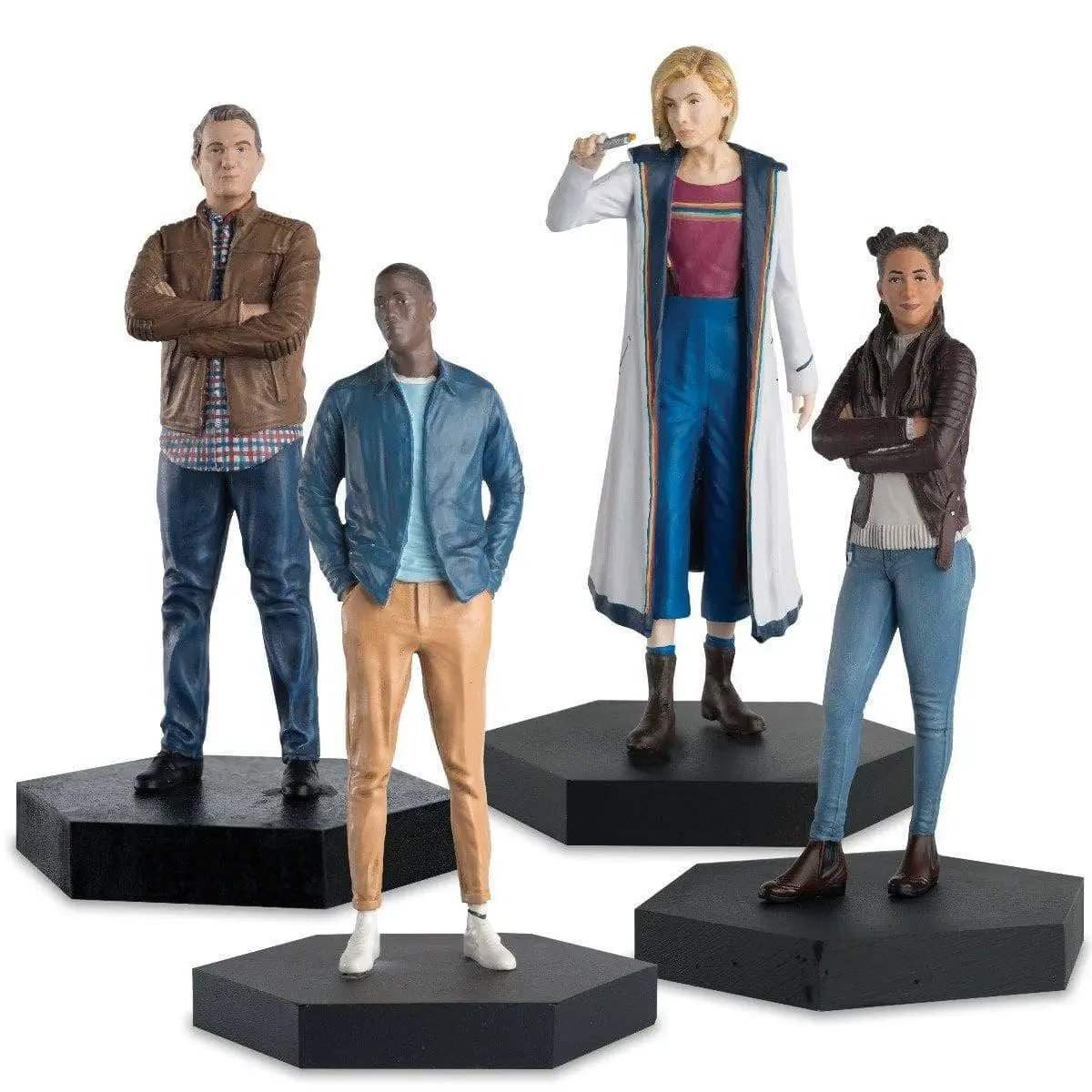 Doctor Who Companions Figure Set in Metallic Resin, 1:21 Scale - ToylandEU