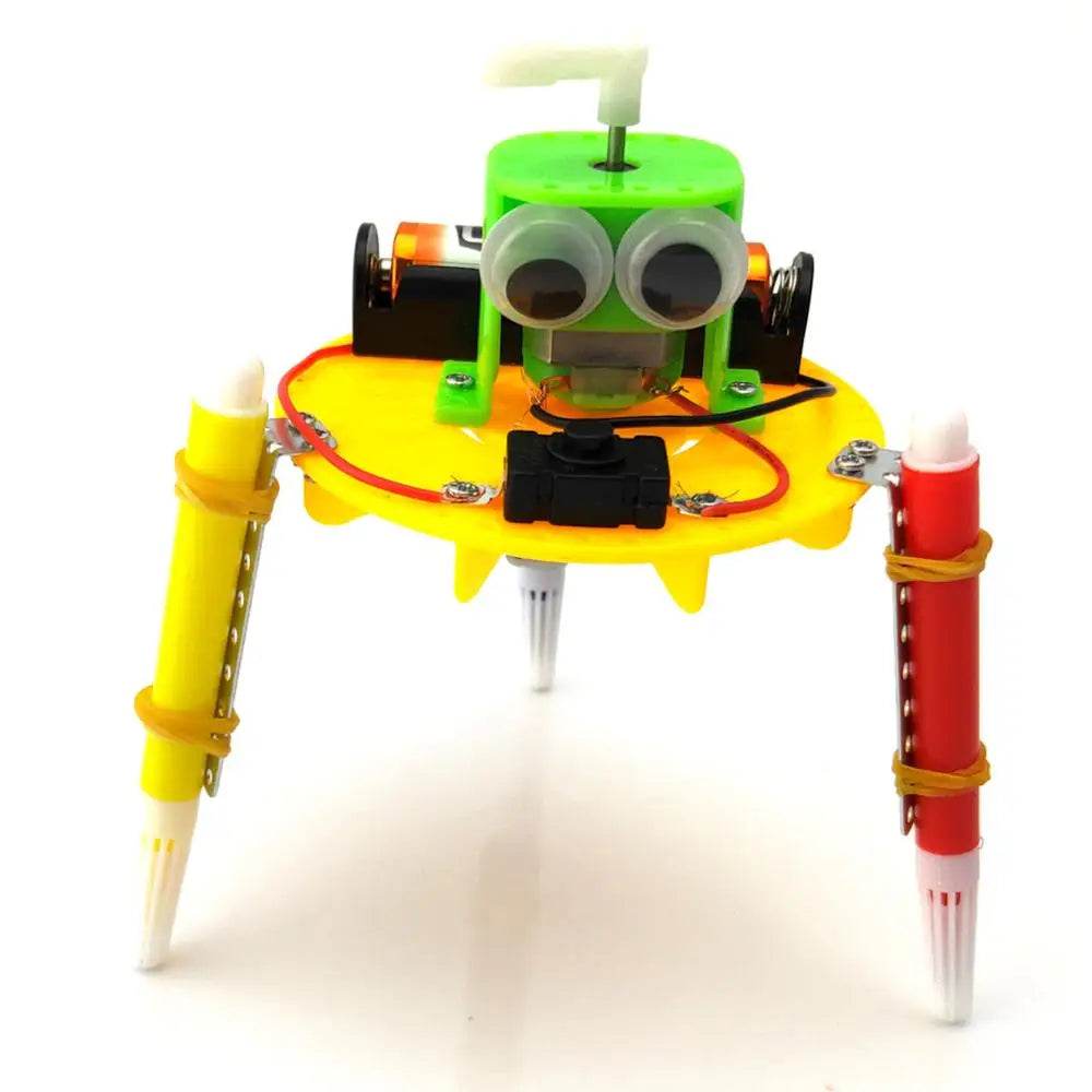 Early Learning DIY Doodle Robot Technology Small Inventions Educational Toys Kids Primary and Secondary Science Experiment - ToylandEU