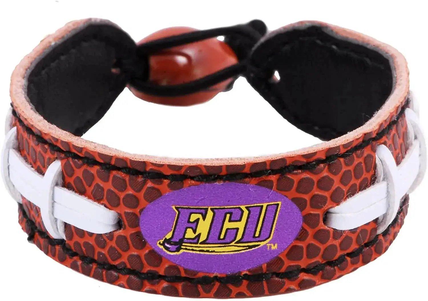  East Carolina Pirates Leather Bracelet With Ceramic Bead -  ToylandEU™