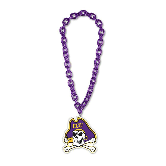 East Carolina Pirates Necklace Big Fan Chain For Game Day - ToylandEU