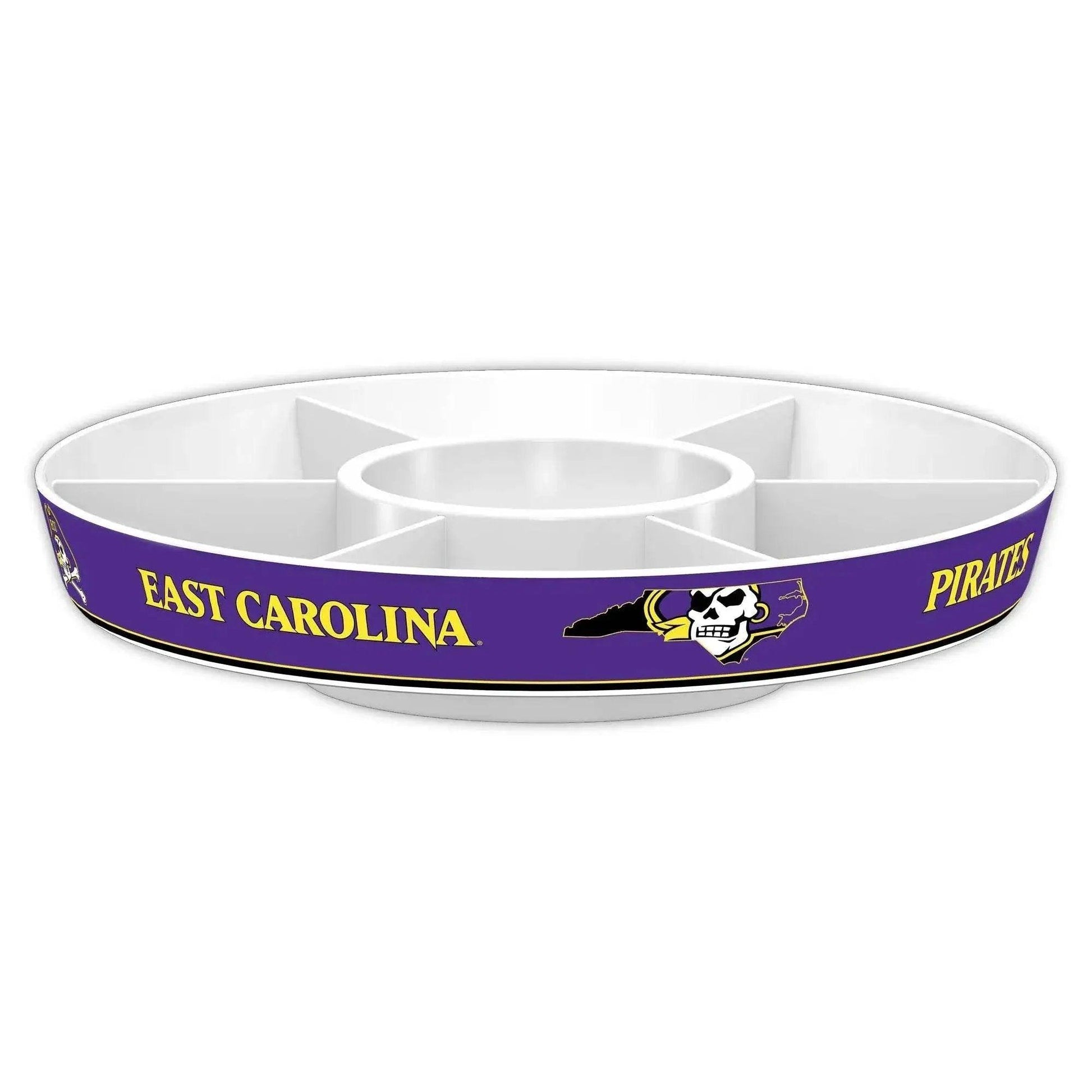 East Carolina Pirates Party Platter Melamine With Dividers -  ToylandEU™