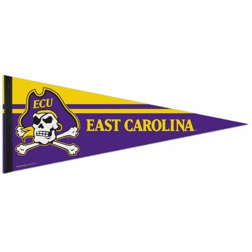East Carolina Pirates Pennant 12x30 Premium Felt Style - ToylandEU