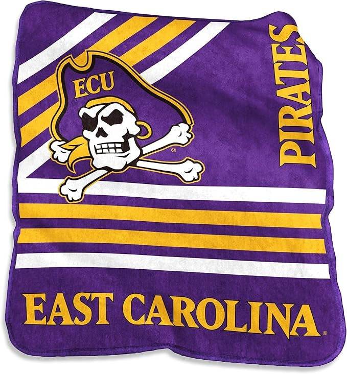 East Carolina Pirates Raschel Throw Blanket 50x60 Inches - ToylandEU